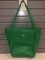 Jewell by Thirty One Purse/Tote New or Like New, Leather, Green Gatsby colo