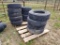 USED TIRES ASSORTED SIZES (13)