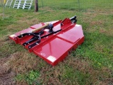 NEW ATLAS 6' RED ROTARY CUTTER, 3PH, 40 HP SHEARBOLT GEARBOX, NEW PTO SHAFT