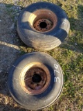 11L-14SL TIRE AND RIM AND 25X12.00-12 TIRE AND RIM