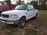 1997 FORD F150 WHITE EXTENDED CAB TRUCK, HAS GOOD TITLE, MILES SHOWING: 280