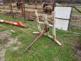 WHITE BALE SPEAR AND HAY RING MOVER