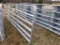 NEW 12' GALV 6 BAR GATE WITH HINGES/CHAIN