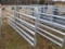 NEW 10' GALV 6 BAR GATE WITH HINGES/CHAIN