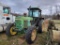 JOHN DEERE 3040 CAB TRACTOR, MFWD, HOURS SHOWING: 3828, POWER SYNCHRON, S: