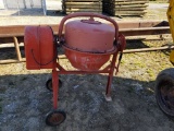 CENTRAL MACHINERY PORTABLE ELECTRIC CEMENT MIXER, 3.5 CUBIT FOOT, S: 31979