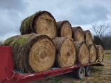 4X5 ROUND HAY BALES, 14 BALES FOR ONE MONEY