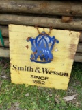 METAL SMITH AND WESSON SIGN