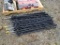 APPROX 54 BLACK ELECTRIC FENCE POSTS