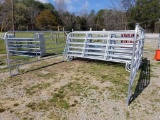 NEW 12FT GALV CORRAL PANELS (SET OF 10 FOR ONE MONEY)