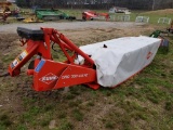 9' KUHN GMD700GII DISC MOWER, 3PH, USED VERY LITTLE LESS THAN 100 ACRES CUT