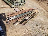 PALLET OF APPROX 18 USED T POSTS