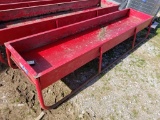 10' B&W RED FEED BUNK USED