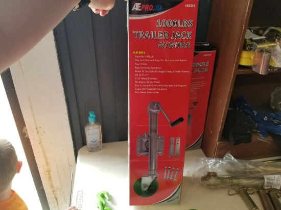 NEW 1000 LBS TRAILER JACK WITH WHEEL