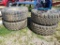 LT315/75R16 RIMS/TIRES (4) CENTER LINE WHEELS WITH LUG NUTS (IN OFFICE)