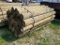 NEW TREATED 6X7.5 WOOD POSTS (35)