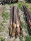 USED METAL T POSTS (APPROX 25)