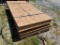 2 STACKS OF OSB BOARDS AND 1 STACK OF 10 PLYWOOD