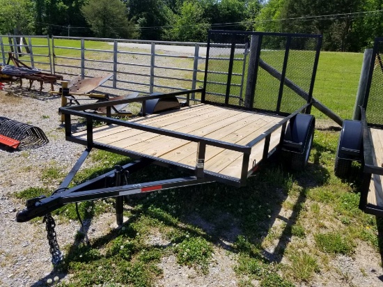 NEW 2022 CLAYS 6X10 TRAILER WITH 4' RAMP TAILGATE, 2990 LBS CAP, SINGLE AXL