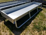 NEW 10' ALL METAL GALV FEED BUNK