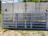 NEW 12' GALV GATE WITH CHAIN/HINGES