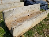 8' CONCRETE J SHAPED FEED TROUGH