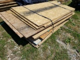 STACK OF MIXED OSB AND PLYWOOD