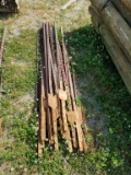 USED METAL T POSTS (APPROX 25)