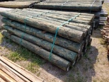 NEW TREATED 6X8 WOOD POSTS (28)