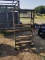 5.5' X 3' METAL RACK WITH CASTERS ON WHEELS *SELLS ABSOLUTE