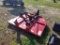 5' UNUSED RED ROTARY CUTTER, 3PH, *SELLS ABSOLUTE