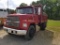 1981 FORD F600 DUMP TRUCK, 6.1 LITER GAS MOTOR, MILES SHOWING: 119,000 BUT