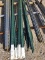 NEW GREEN T-POSTS 6' X 1.25 LBS/FT (5 FOR ONE MONEY)