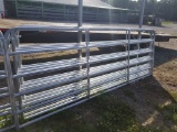 NEW GALV 12' GATE WITH CHAIN/HINGES