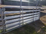 NEW GALV 12' GATE WITH CHAIN/HINGES