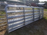 NEW GALV 16' GATE WITH CHAIN/HINGES