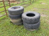 MISC SIZED TIRES (8)