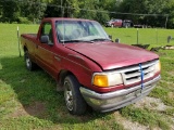 1997 FORD RANGER XLT TRUCK, AUTOMATIC, 2WD, NEEDS TRANS WORK, HAS TITLE, VI