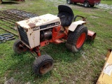 CASE 444 TRACTOR WITH 4' TILLER M: H70, HAS MANUAL, GAS, HYDRAULIC DRIVE, N