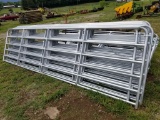 NEW 16' GALV GATE WITH CHAIN/HINGES