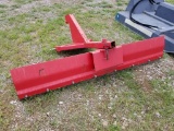 RED 7' SWIVEL 3PH GRADER BLADE**SELLS ABSOLUTE**