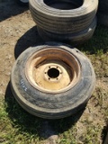 7.50-18 WHEEL AND TIRE
