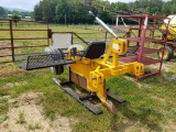 YELLOW 3PH TREE PLANTER, USED VERY LITTLE, MADE BY PHIL BROWN WELDING CORP