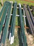 NEW GREEN T-POSTS 6' X 1.25 LBS/FT (5 FOR ONE MONEY)