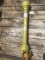YELLOW PTO SHAFT WITH SLIP CLUTCH **SELLS ABSOLUTE**