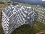 NEW 3 PIECE S BAR GALV HAY RING