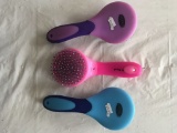 UNUSED MANE AND TAIL BRUSHES (3)