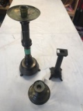 CANDLE HOLDERS (3)