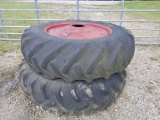 18.4-38 TIRES AND RIMS (2)