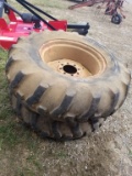 14.9-24 TIRES AND RIMS (2)